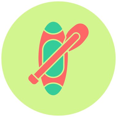 Sörf tahtası. Web simgesi basit illüstrasyon