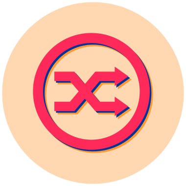 Bir dur simgesinin vektör illüstrasyonu