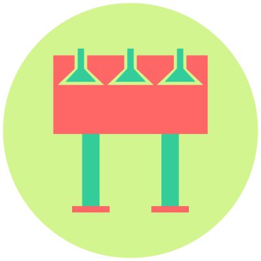 Reklam panosu. Web simgesi basit tasarım