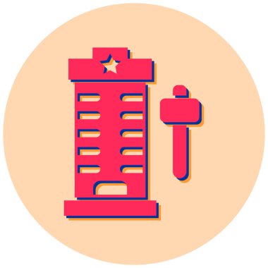 Yangın musluğu. Basit illüstrasyon