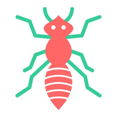 karınca simgesi vektör illüstrasyonu