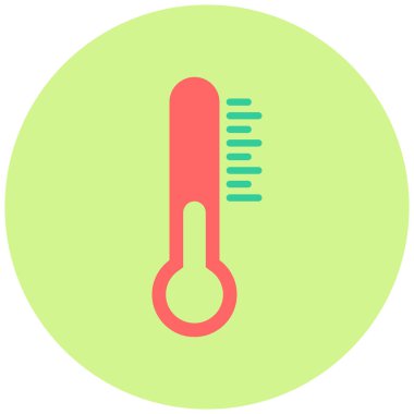 Sıcaklık. Web simgesi basit tasarım