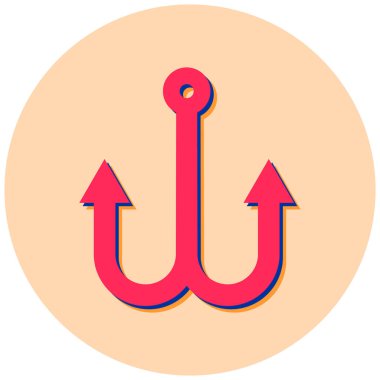 Çapa. Web simgesi basit illüstrasyon