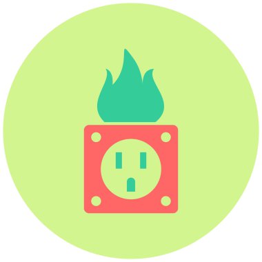 Elektrik 'i ateşle. Basit resimleme