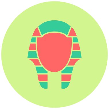 Firavun simgesinin vektör illüstrasyonu