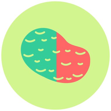 Patates. Web simgesi basit illüstrasyon
