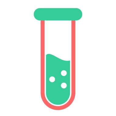 test tübü ikon vektör çizimi