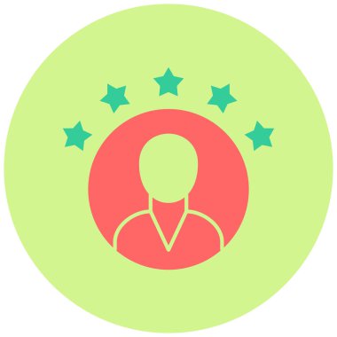 kullanıcı. Web simgesi basit illüstrasyon