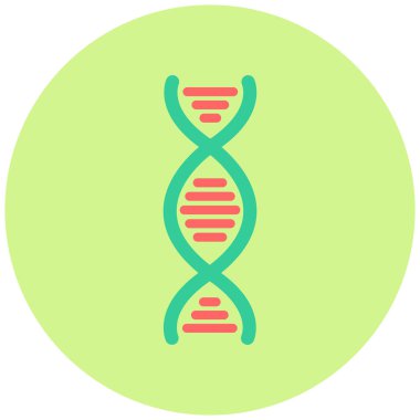 DNA simgesi vektör illüstrasyonu
