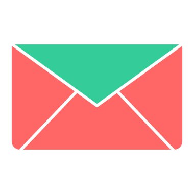 zarf e- posta simgesi vektör illüstrasyonu