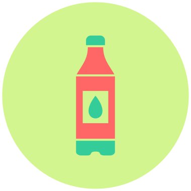 su şişesi simge vektör çizim