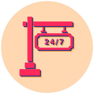 Havaalanı. Web simgesi basit illüstrasyon