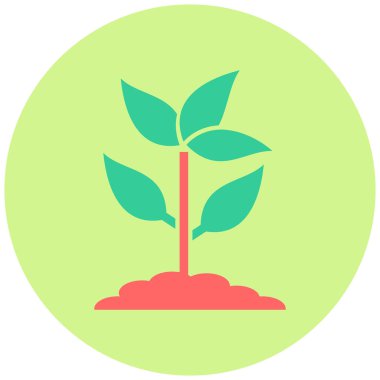 Sprout modern simgesinin vektör illüstrasyonu 