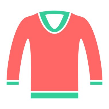 Süveter. Web simgesi basit illüstrasyon