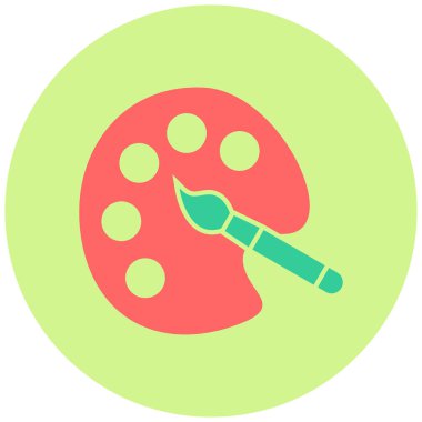 Renk paleti. Basit illüstrasyon