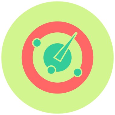 Radar. Web simgesi basit illüstrasyon