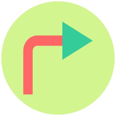 ok simgesinin vektör illüstrasyonu