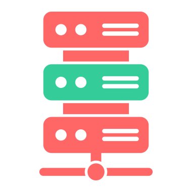 ağ sunucusu vektör illüstrasyonu