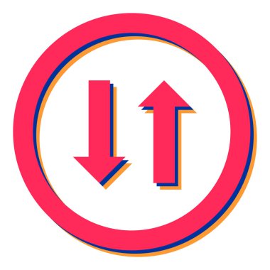 ok simgesi vektör illüstrasyonu