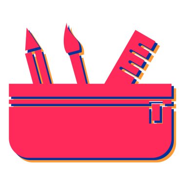 kalem simgesi vektör illüstrasyonu