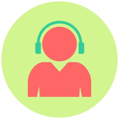 Müşteri desteği. Web simgesi