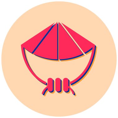 Uçurtma. Web simgesi basit illüstrasyon