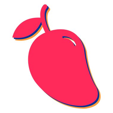 meyve simgesinin vektör illüstrasyonu