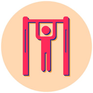 Bir erkek eğitim simgesinin vektör illüstrasyonu