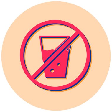 Alkol ikonu yok. Beyaz arkaplanda izole edilmiş web tasarımı için izometrik bira vektör simgeleri