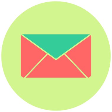 zarf simgesi vektör illüstrasyonu