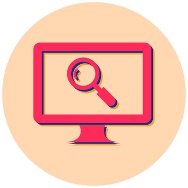 seo modern simgesinin vektör illüstrasyonu