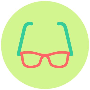 güneş gözlüğü ikonu vektör illüstrasyonu 