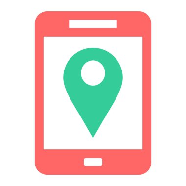 Mobil konum. Basit tasarım