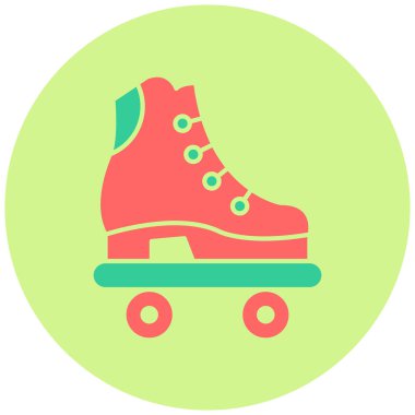 Patenli Patenler düz vektör simgesi