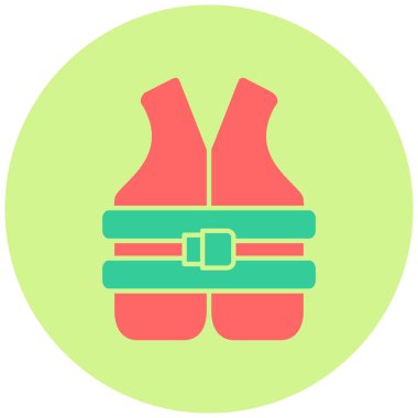 Yüzme havuzunun can yeleği simgesi