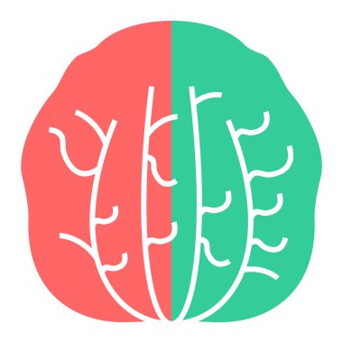 bir ağacın düz renk simgesi