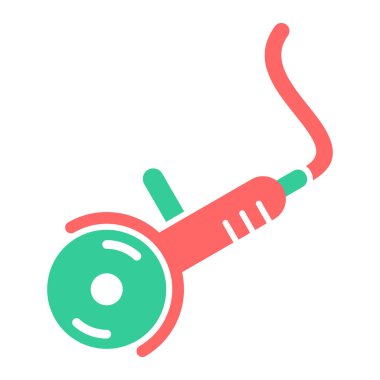 Bir araç simgesinin vektör illüstrasyonu