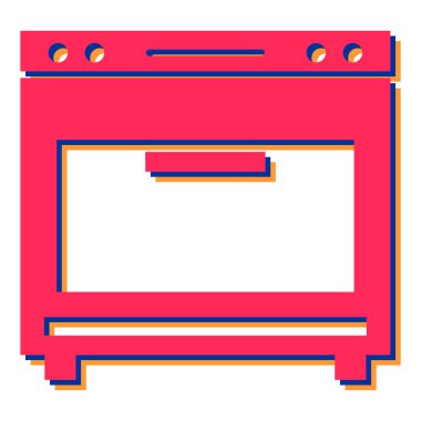 Mutfak aletleri ikon vektör illüstrasyonu 