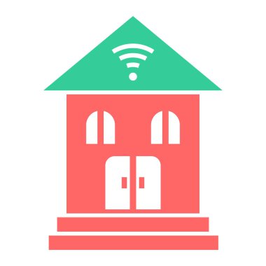 ev vektörü simgesi modern illüstrasyon