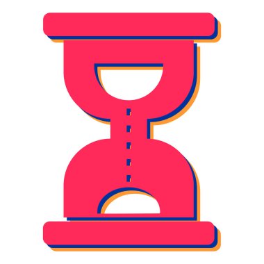 kum saati ikonu vektör illüstrasyonu