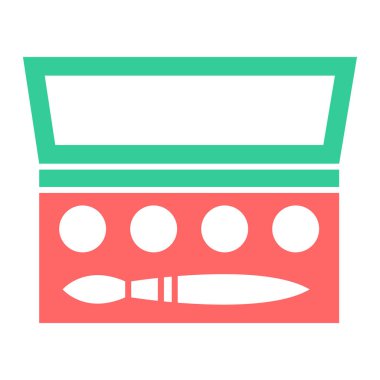 makyaj simgesi vektör illüstrasyonu