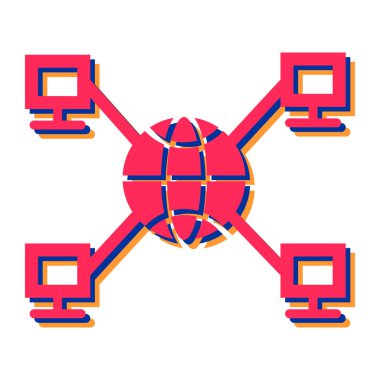 seo modern simgesinin vektör illüstrasyonu