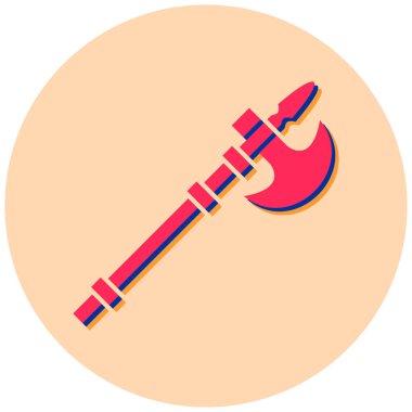 Balta simgesinin vektör illüstrasyonu