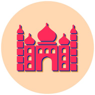 Cami. Web simgesi basit illüstrasyon