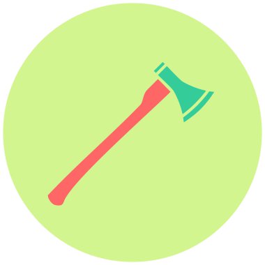 Balta. Web simgesi basit illüstrasyon