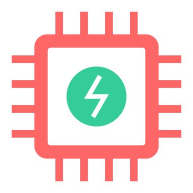 çip vektör simgesi modern basit tasarım