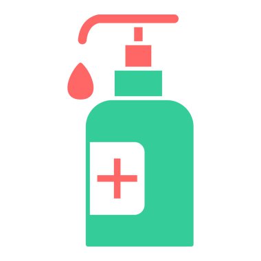 Bir sabun şişesinin vektör çizimi