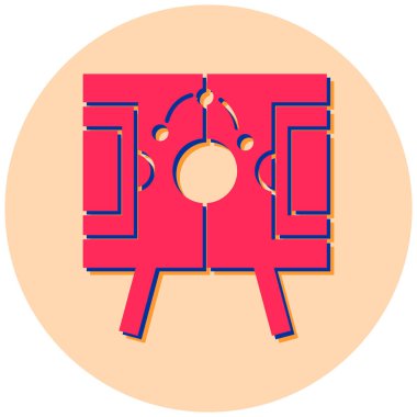 Modern b 'nin vektör illüstrasyonu eksik simgesi