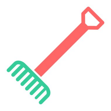 Tırmık. Web simgesi basit illüstrasyon