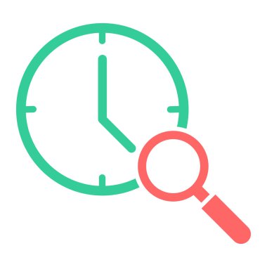 Zaman yönetimi. vektör illüstrasyonu